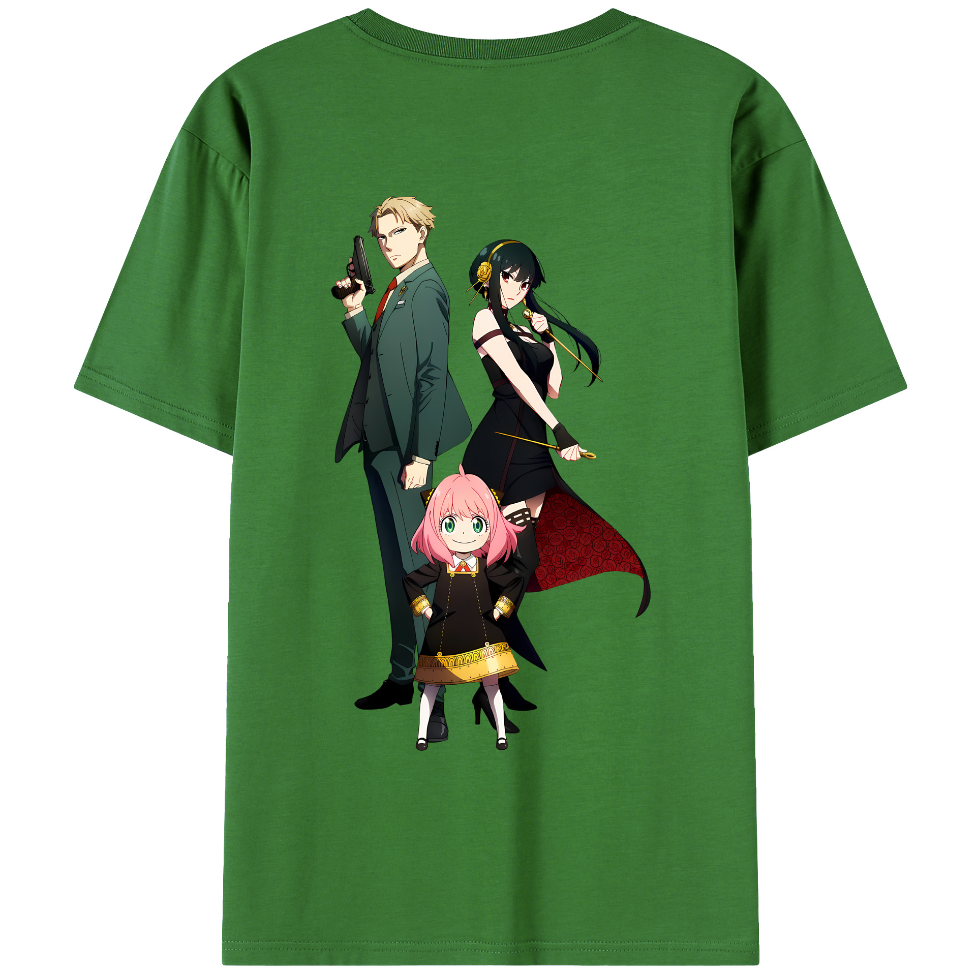 （画像用） SPY×FAMILY间谍家家酒 レディース半袖Tシャツ(バックプリント)